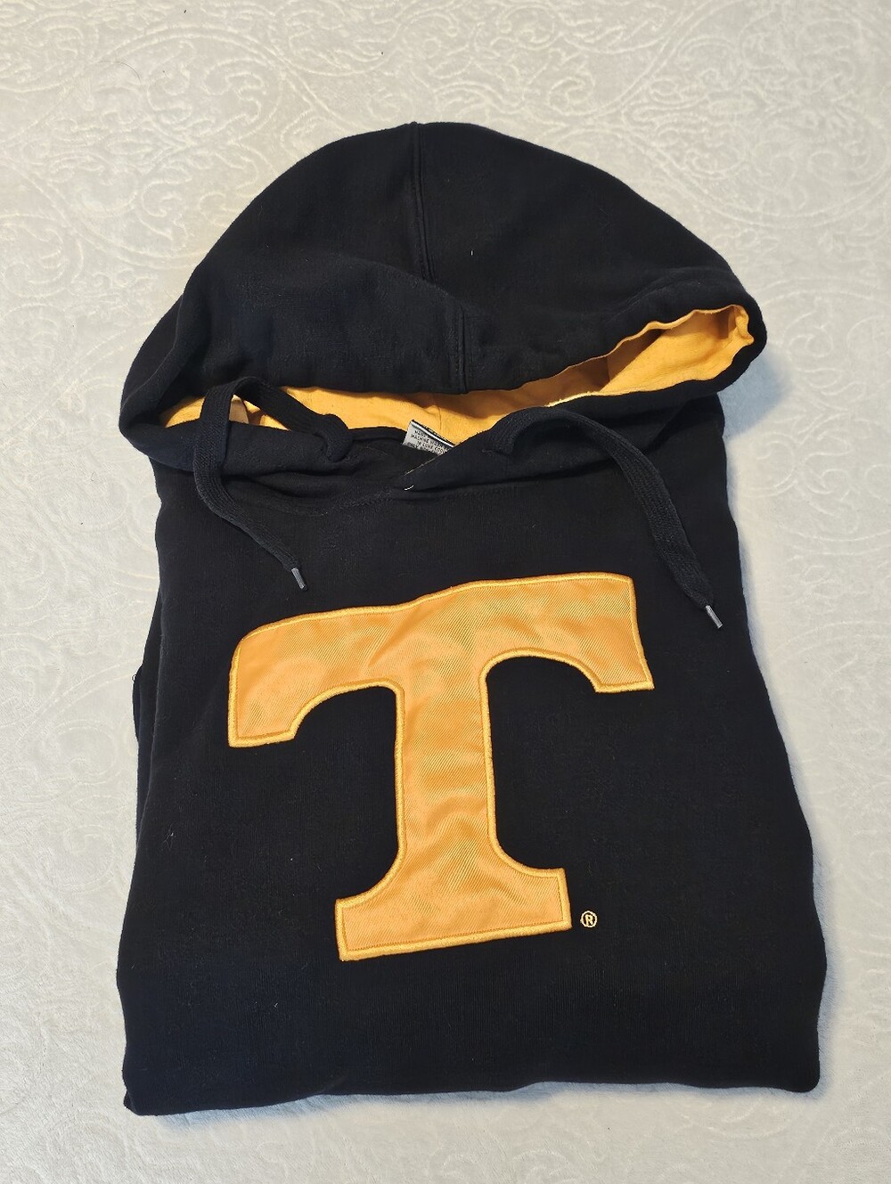 Stadium Athletics Tennessee Volunteers Hoodie Sweatshirt XXL Black Orange Appliq